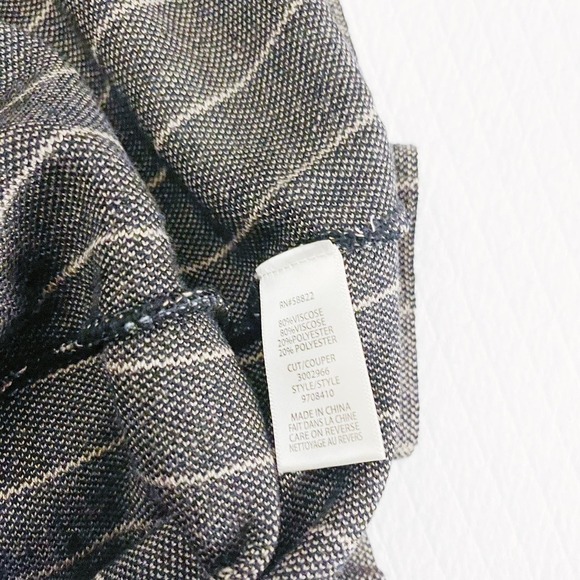 Max Studio White Striped Skater Circle Skirt SZM/L NWT - Picture 5 of 6